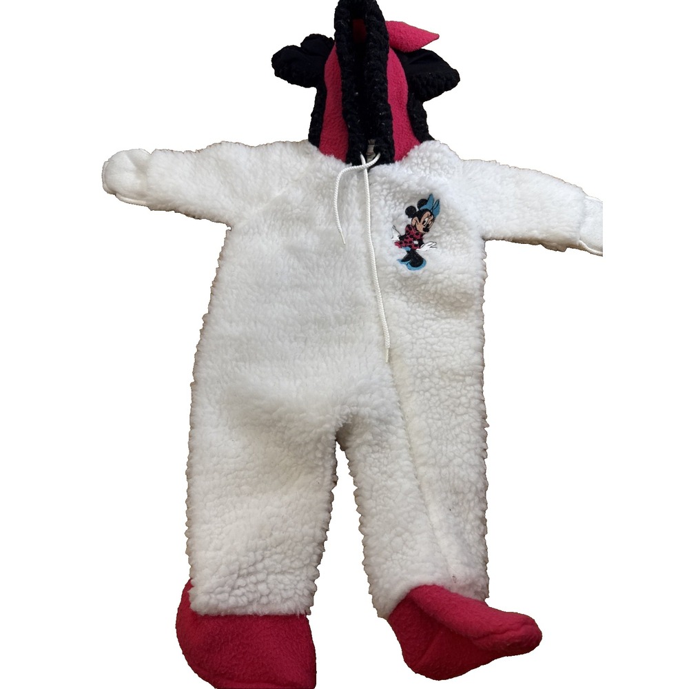 Mickey & Friends Minnie Mouse Disney Vintage Shepra Bodysuit Size 9-18 Months